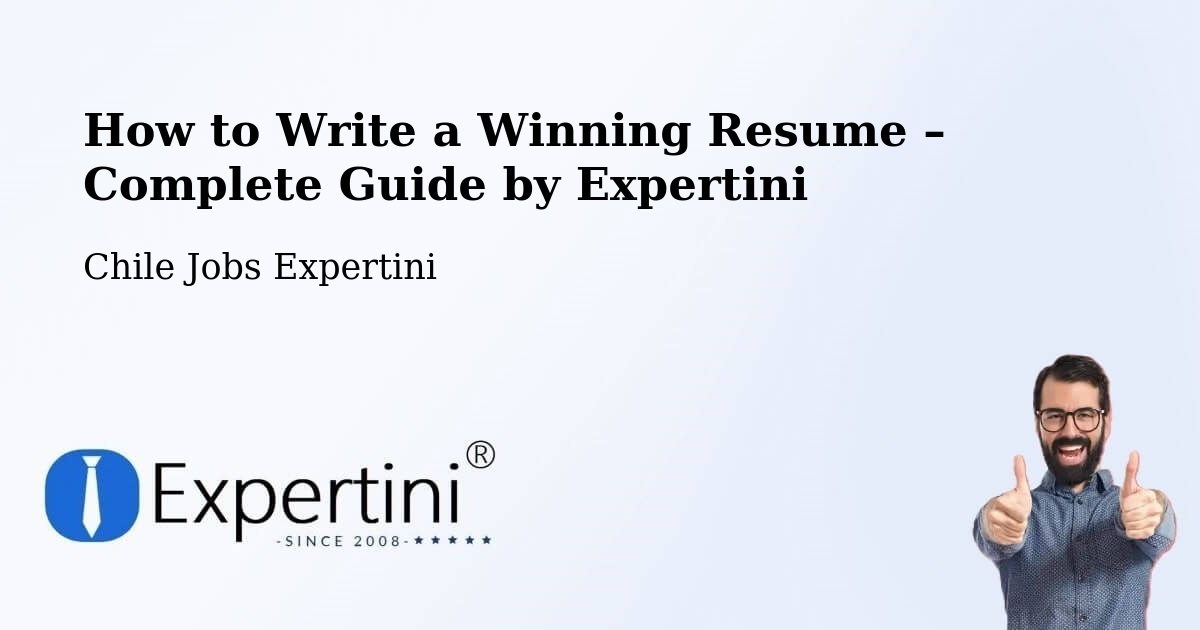 Resume Writing Guide for Job Seekers – Renca - Renca, Chile Jobs Expertini