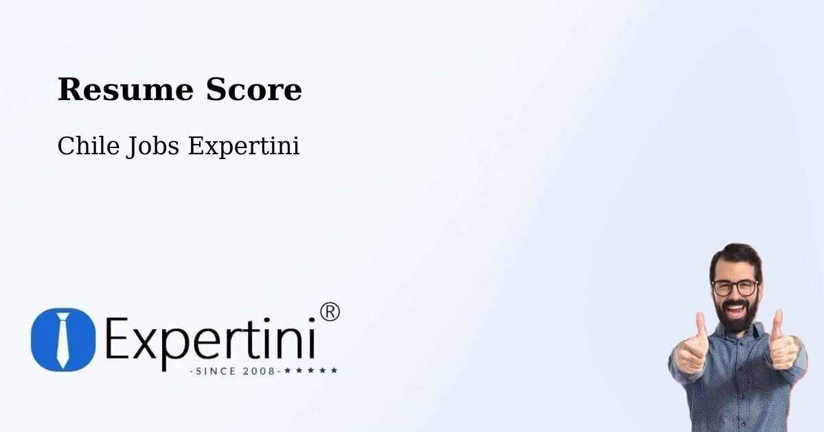 Resume Score & Job Description Match Tool – Renca - Chile Jobs Expertini